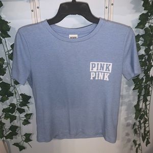 Cute purple PINK cropped shirt